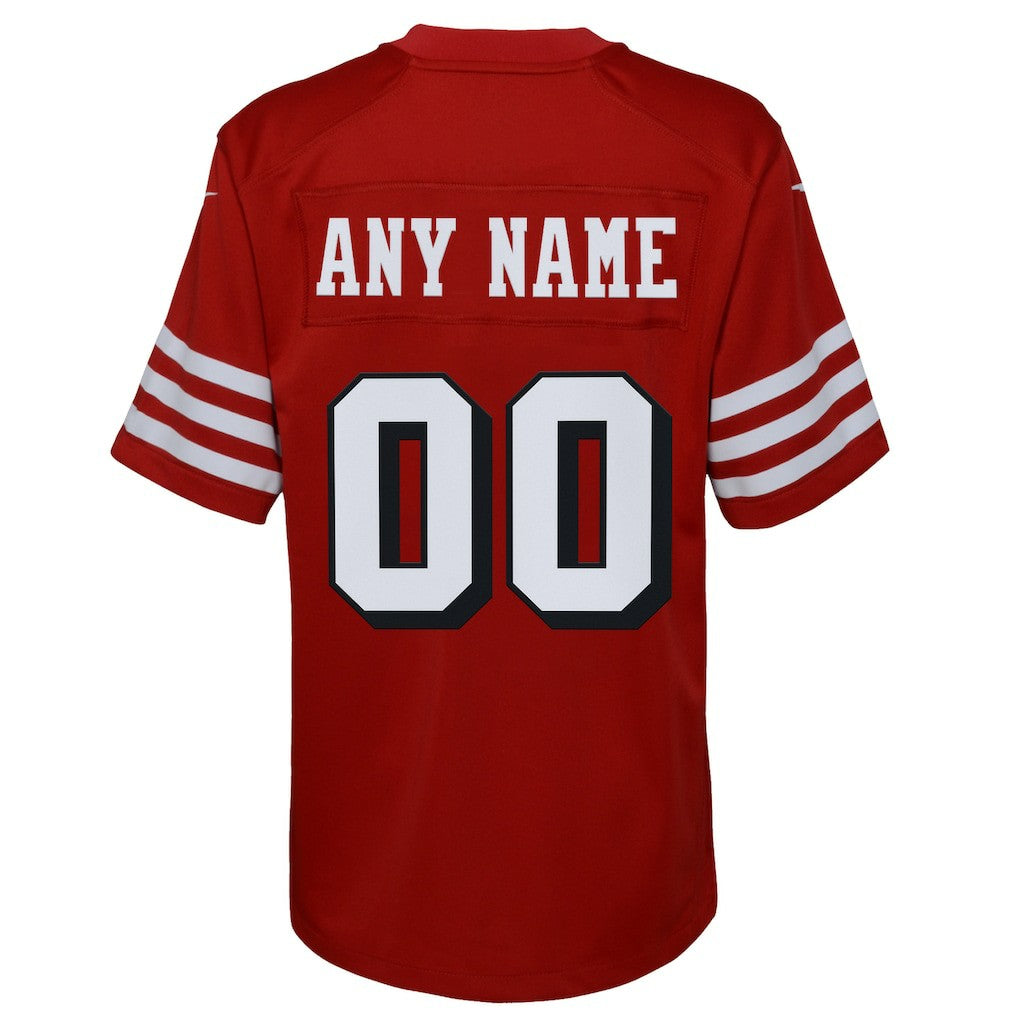 Nike San Francisco 49ers Youth Alternate Custom Game Jersey Scarlet