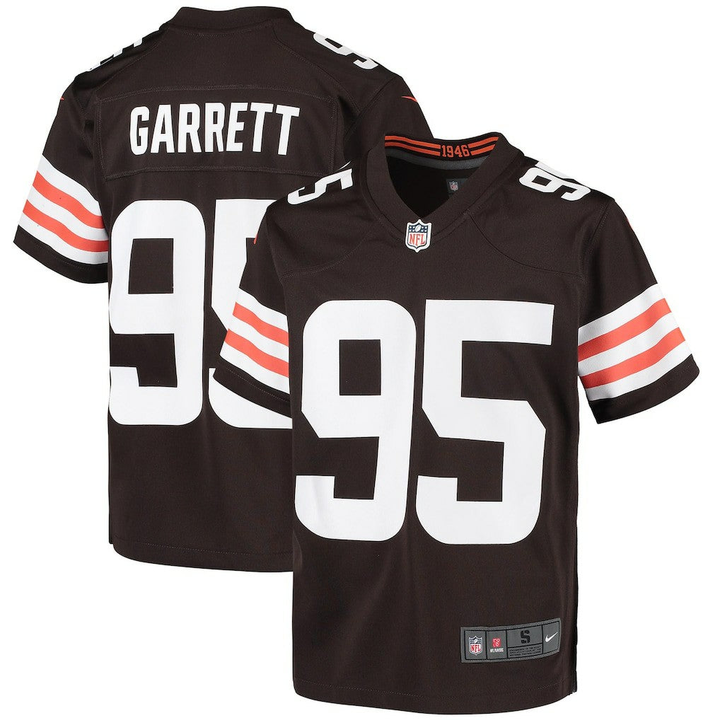 Nike Myles Garrett Cleveland Browns Youth Game Jersey Brown