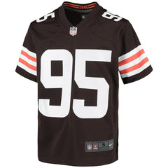 Nike Myles Garrett Cleveland Browns Youth Game Jersey Brown