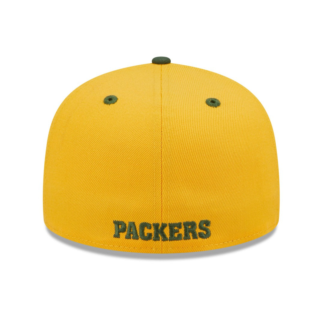 Green Bay Packers New Era Flipside 2Tone 59FIFTY Fitted Hat Gold/Green