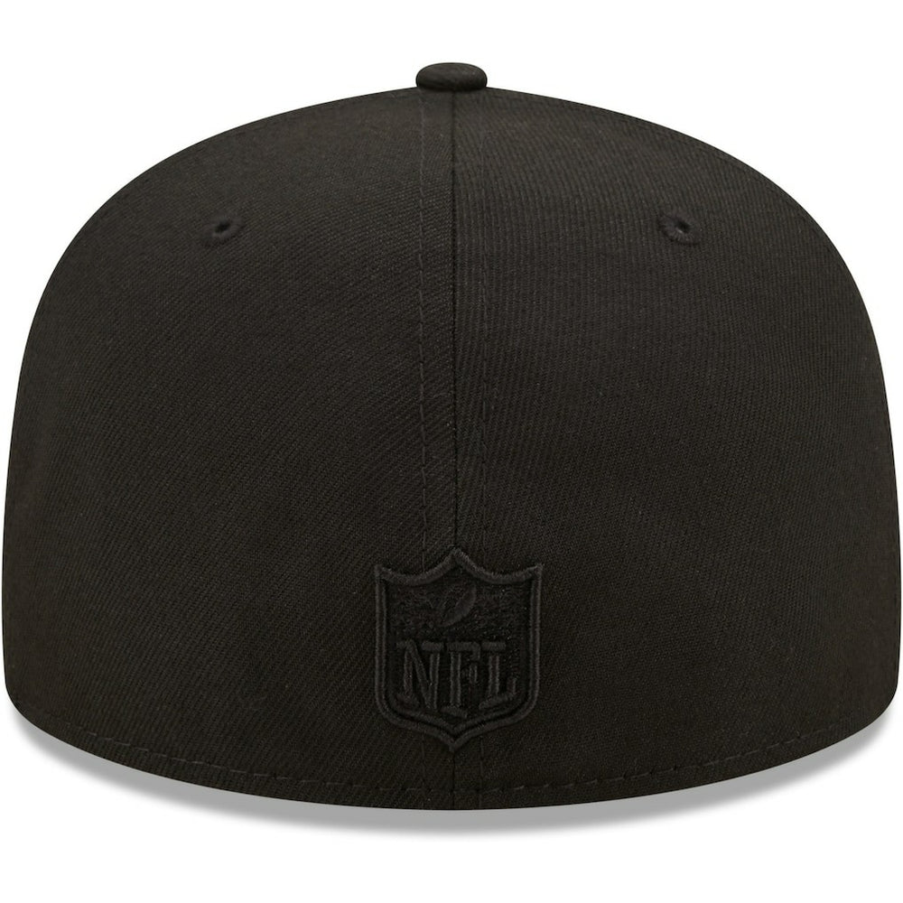 Atlanta Falcons New Era Team Black on Black Alternate 59FIFTY Fitted Hat