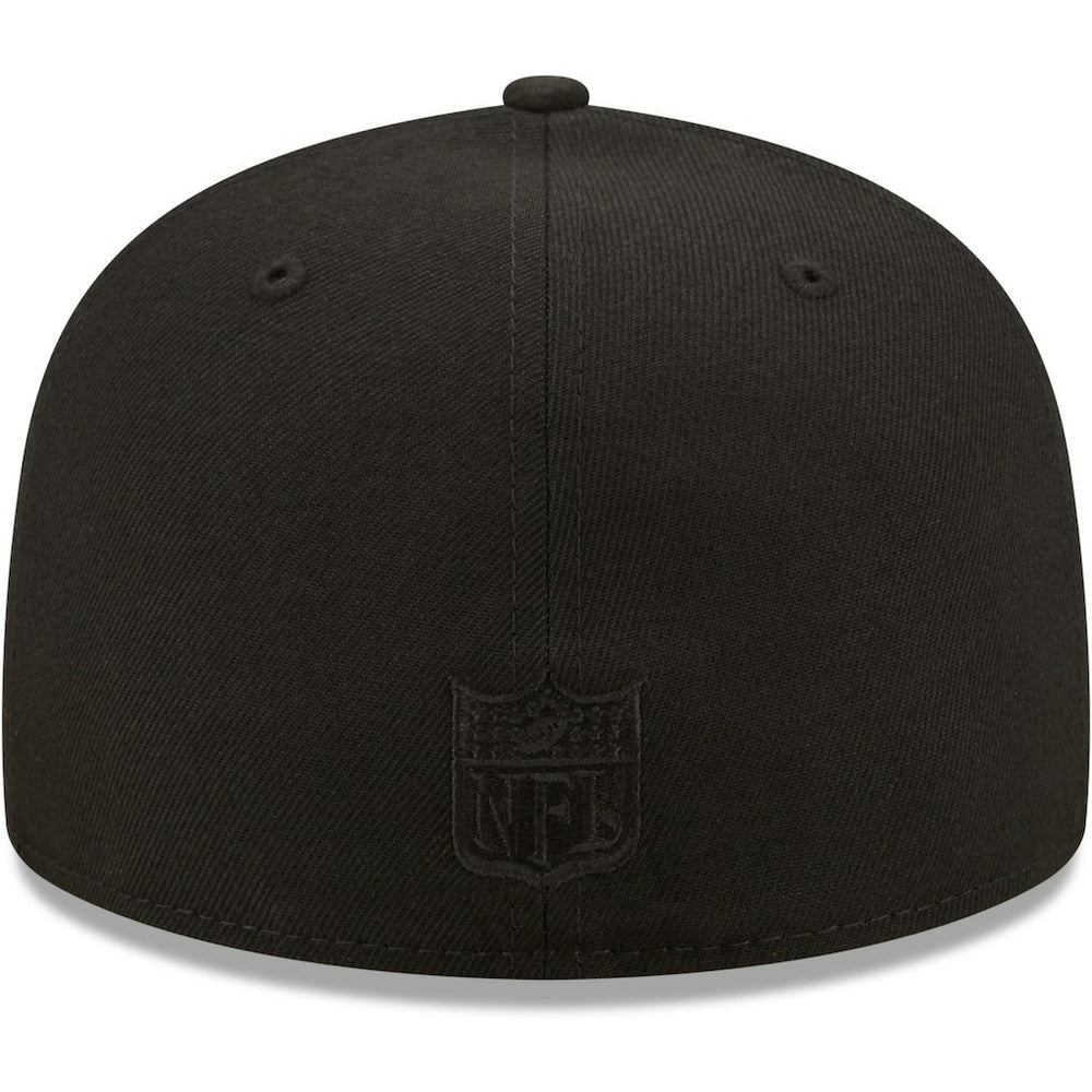Cleveland Browns New Era Team Black on Black Alternate Logo 59FIFTY Fitted Hat