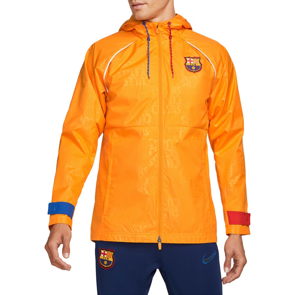 Barcelona All-Weather Full-Zip Jacket Orange - Nike outlet