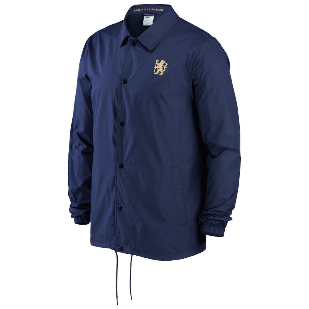 Chelsea Coach Performance Full-Snap Jacket Navy - Nike outlet