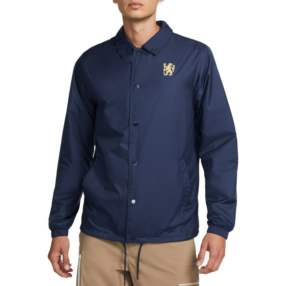 Chelsea Coach Performance Full-Snap Jacket Navy - Nike outlet