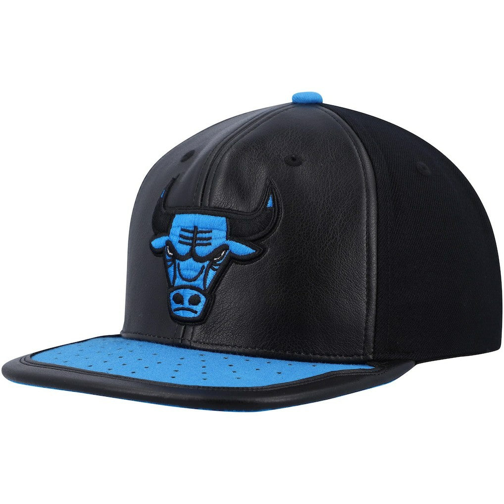 Chicago Bulls Day One Snapback Hat Black/Royal | Mitchell & Ness Near Me