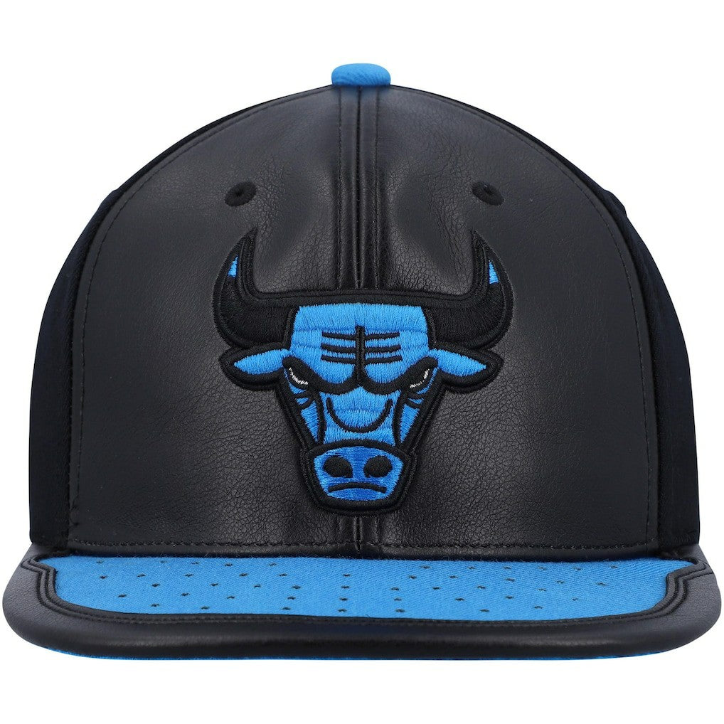 Chicago Bulls Day One Snapback Hat Black/Royal | Mitchell & Ness Near Me