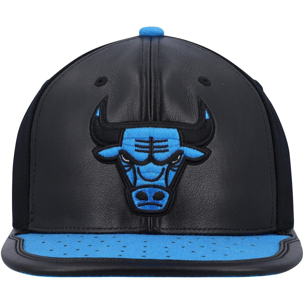 Chicago Bulls Day One Snapback Hat Black/Royal | Mitchell & Ness Near Me