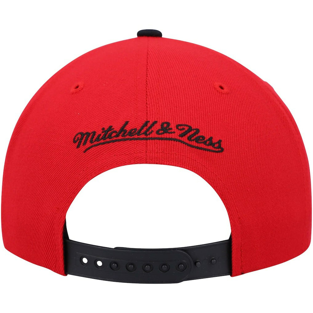 Chicago Bulls Day One Snapback Hat Black/White | Mitchell & Ness Lifestyle