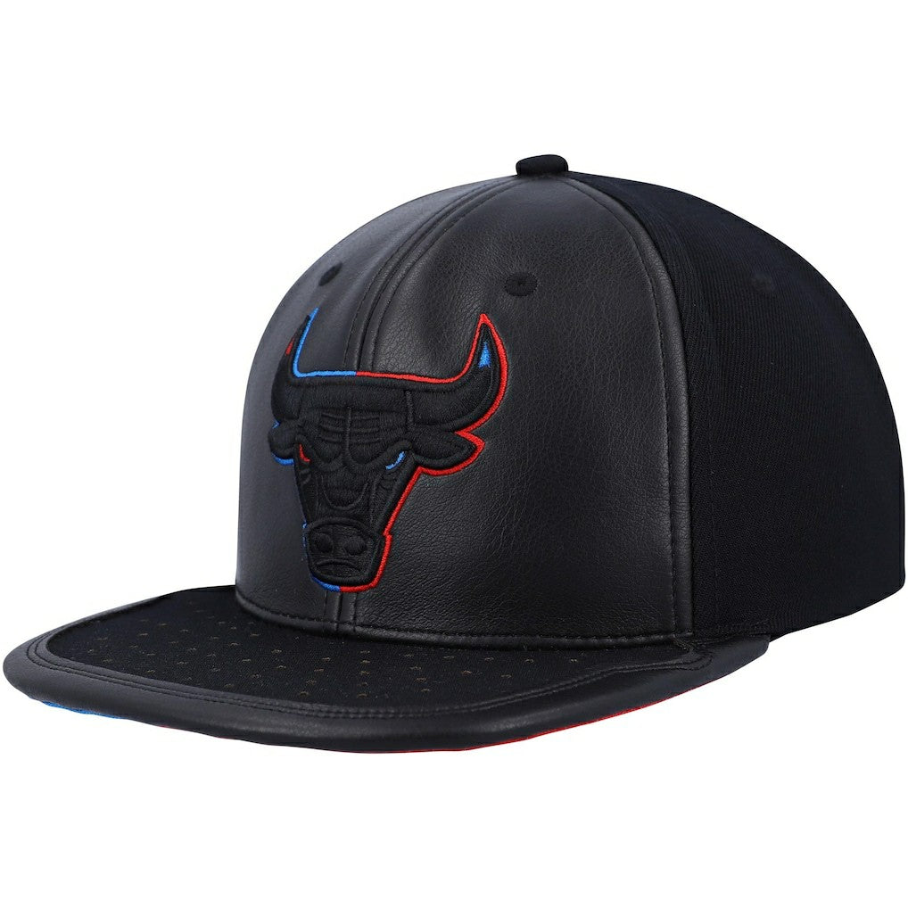 Chicago Bulls Day One Snapback Hat Black | Mitchell & Ness discount