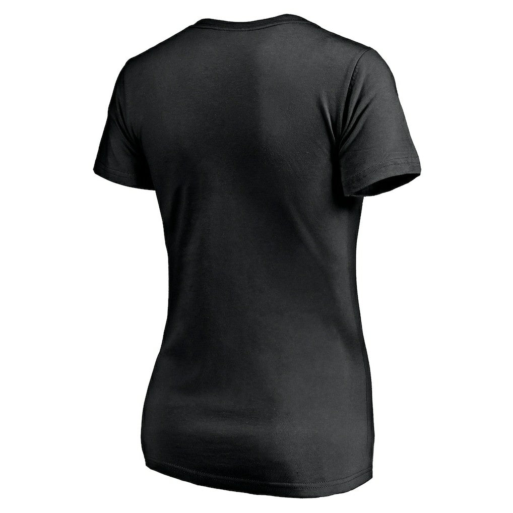 Cincinnati Bengals Women's Long Stride V-Neck T-Shirt Black