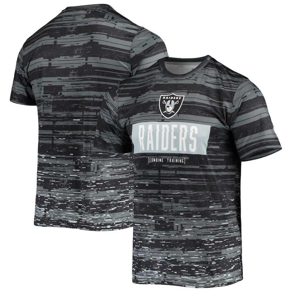 Las Vegas Raiders New Era Combine Authentic Sweep T-Shirt Black