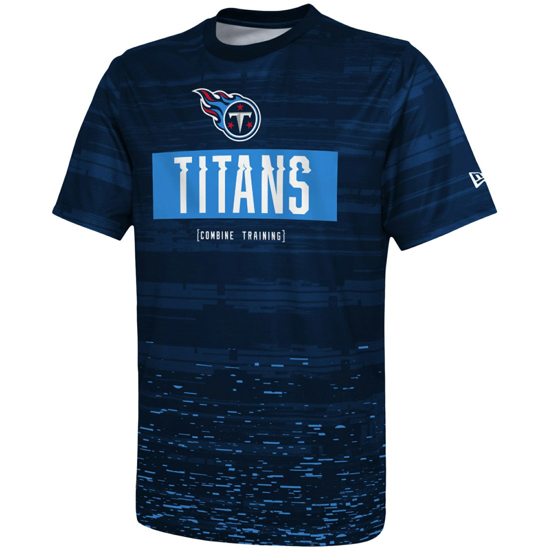 Tennessee Titans New Era Combine Authentic Sweep T-Shirt Navy