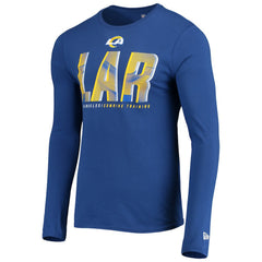 Los Angeles Rams New Era Combine Authentic Static Abbreviation Long Sleeve T-Shirt Royal