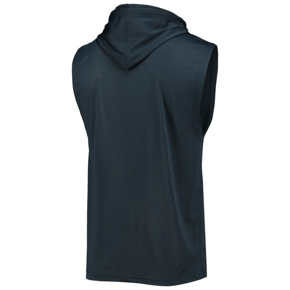 Tampa Bay Rays Stitches Sleeveless Pullover Hoodie - Navy - MLB Discount