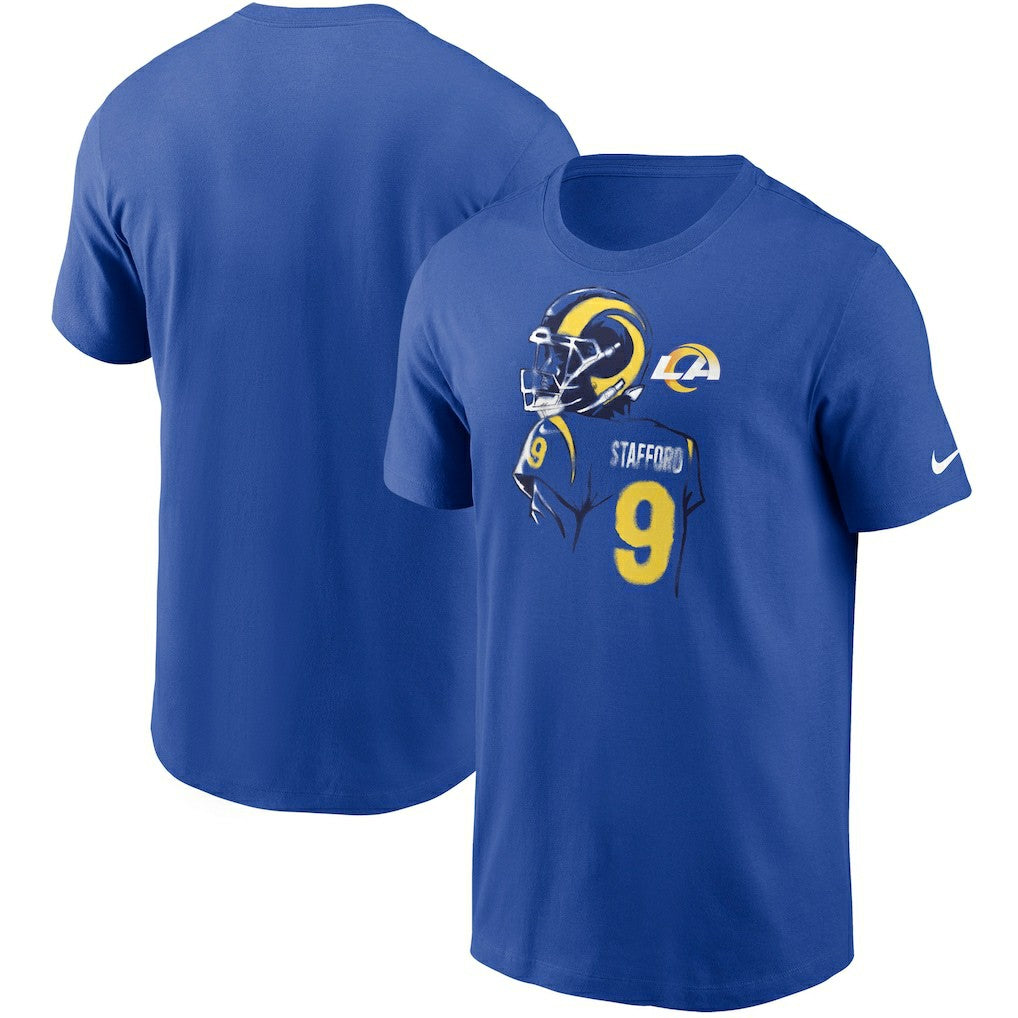 Nike Matthew Stafford Los Angeles Rams Player Graphic T-Shirt Royal