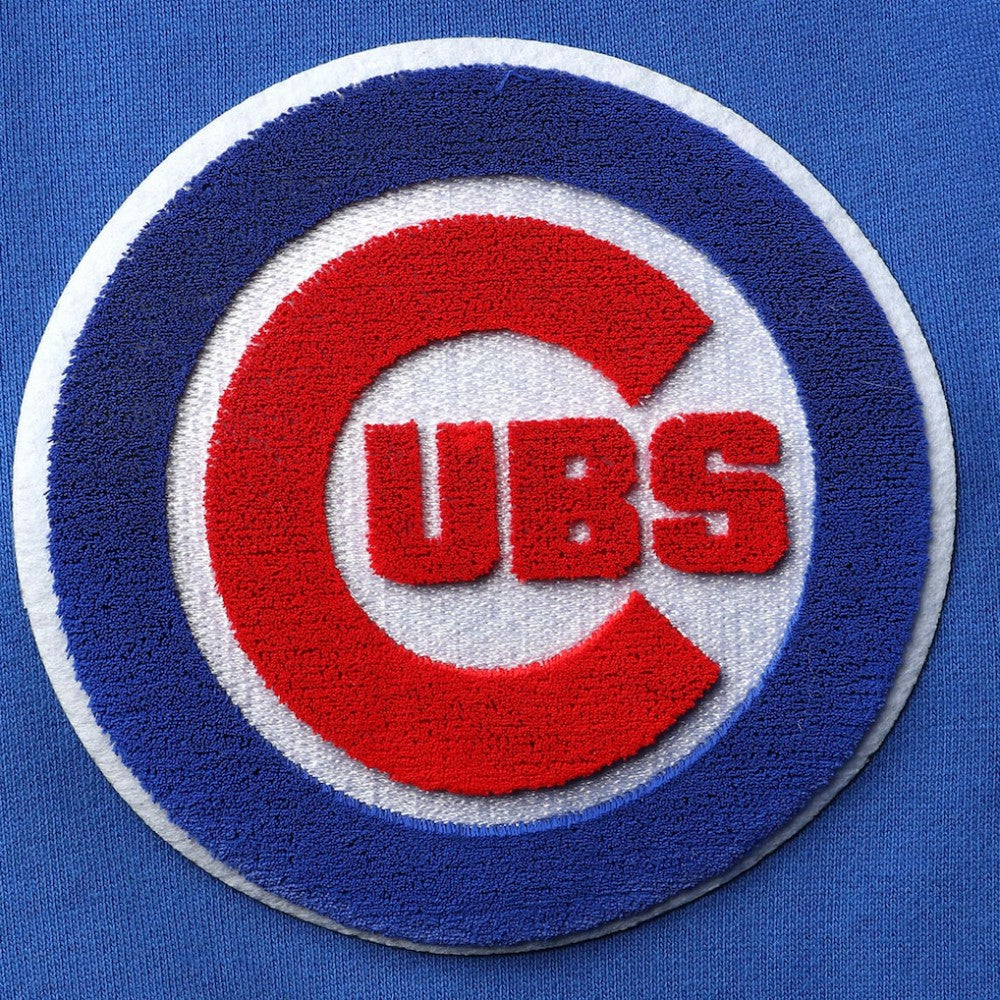 Chicago Cubs Pro Standard Stacked Logo Pullover Sweatshirt - Royal - MLB Discount