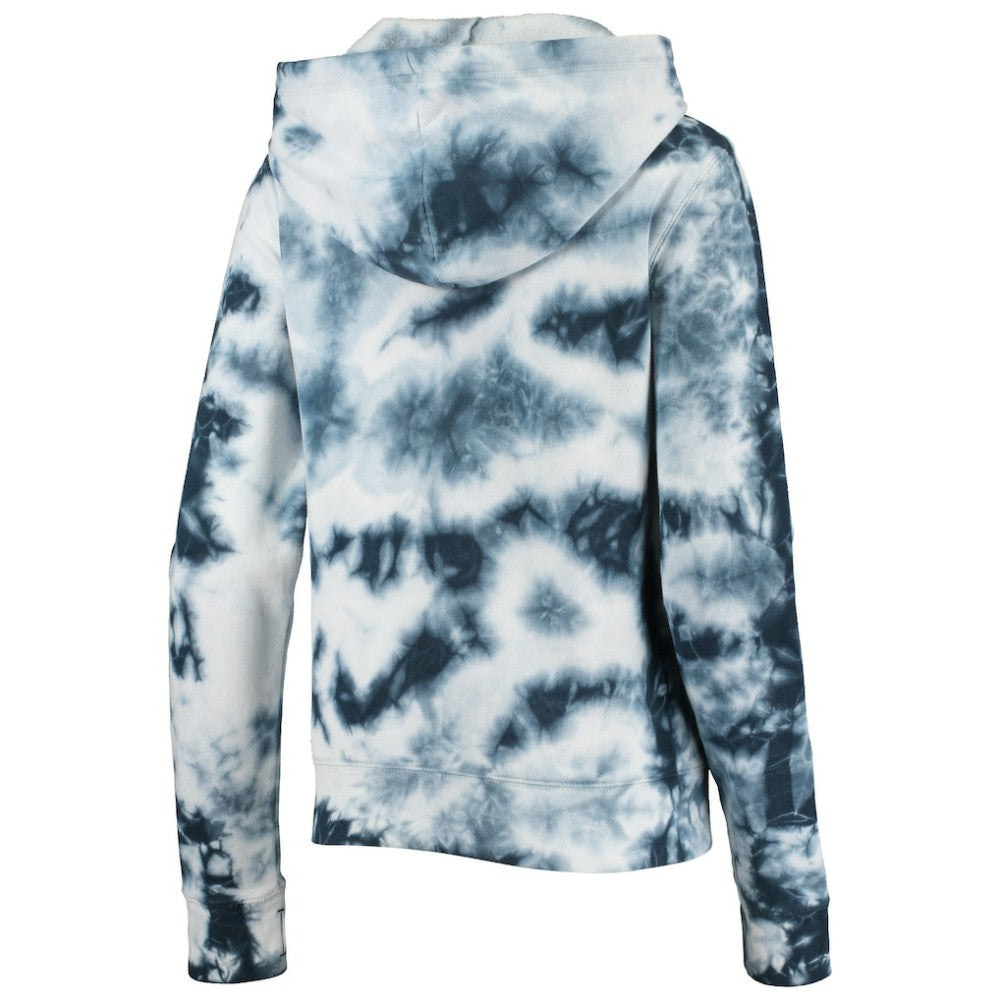 Boston Red Sox New Era Women's Tie-Dye Fleece Full-Zip Hoodie - Navy - New Era on Sale