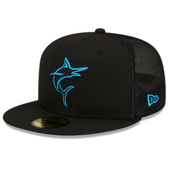 Miami Marlins New Era 2023 Batting Practice 59FIFTY Fitted Hat - Black - New Era Discount