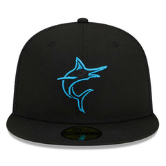 Miami Marlins New Era 2023 Batting Practice 59FIFTY Fitted Hat - Black - New Era Discount