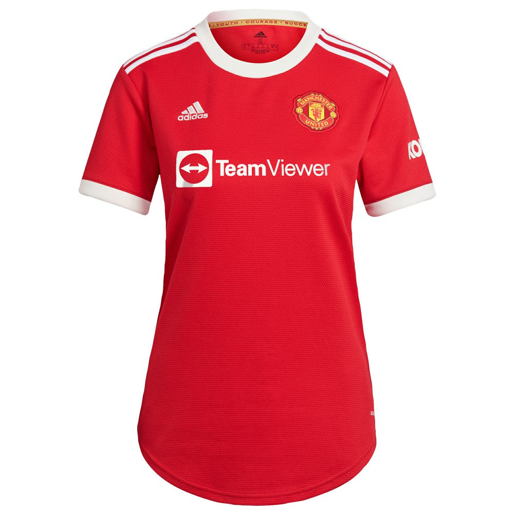 Facundo Pellistri Manchester United Women's 2021/22 Home Replica Player Jersey Red - Adidas