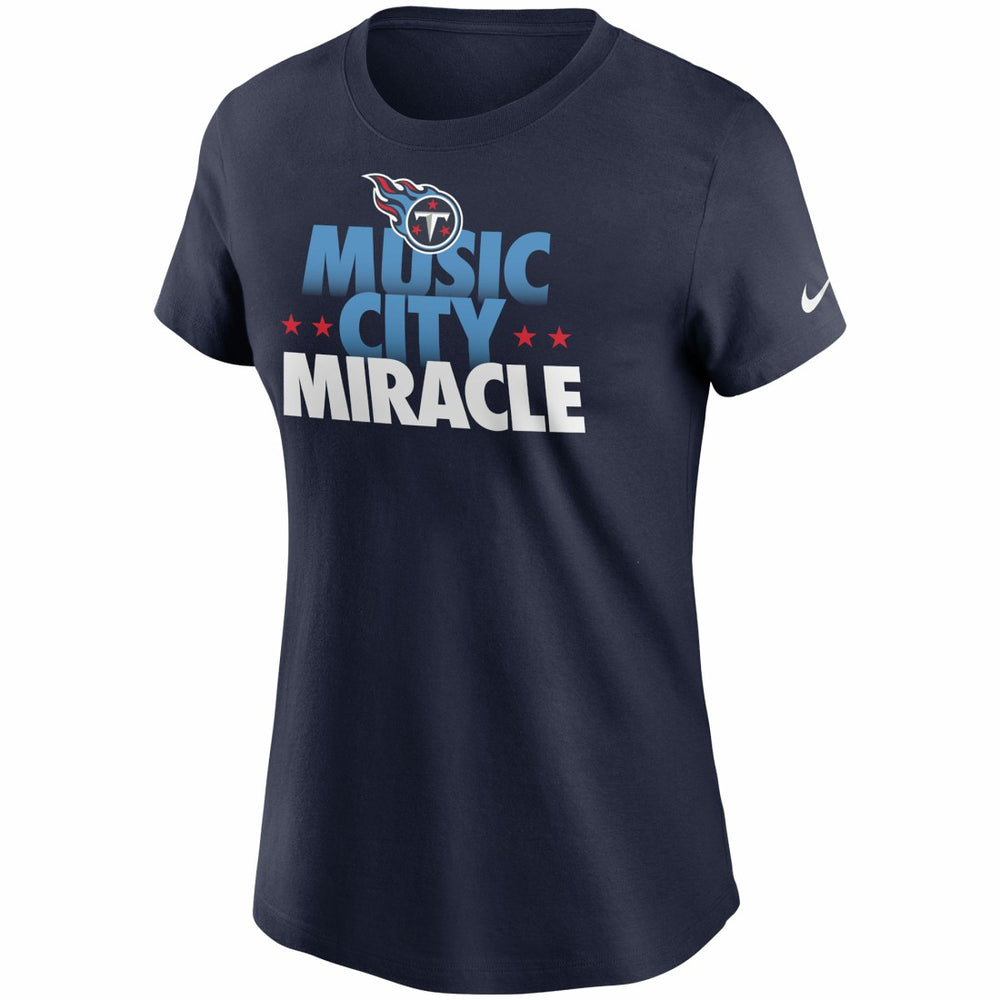 Nike Tennessee Titans Women's Hometown Collection T-Shirt Navy