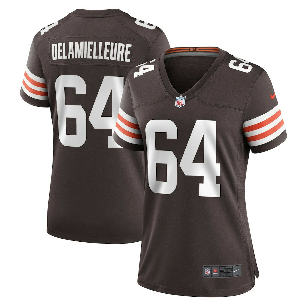 Nike Joe DeLamielleure Cleveland Browns Women's Game Retired Player Jersey Brown