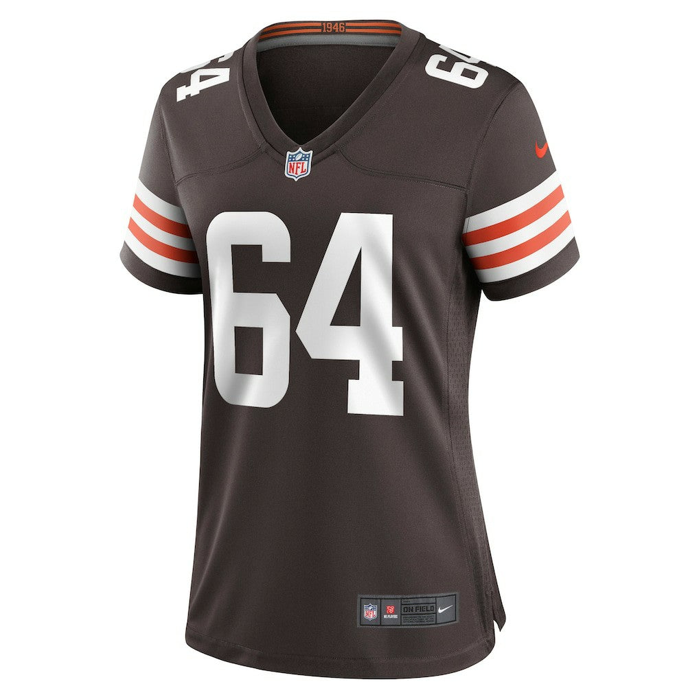 Nike Joe DeLamielleure Cleveland Browns Women's Game Retired Player Jersey Brown