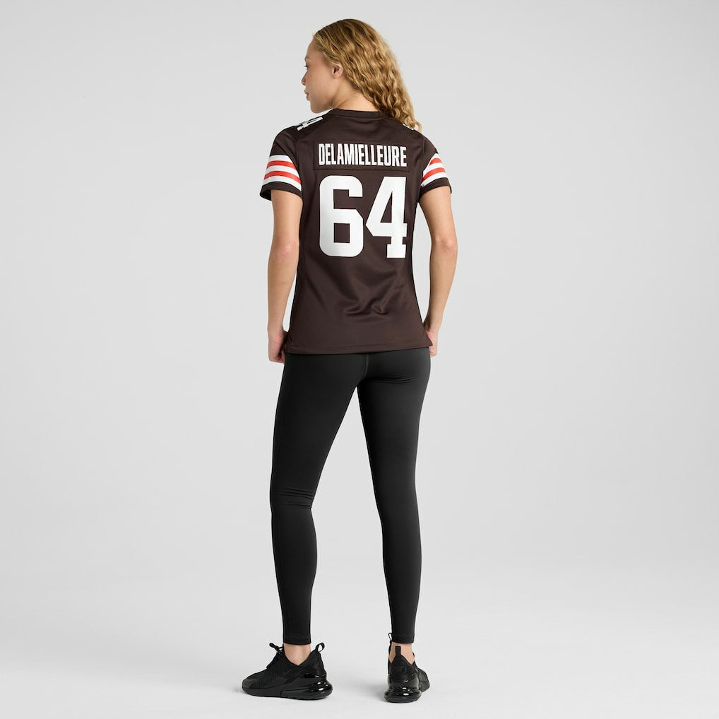 Nike Joe DeLamielleure Cleveland Browns Women's Game Retired Player Jersey Brown