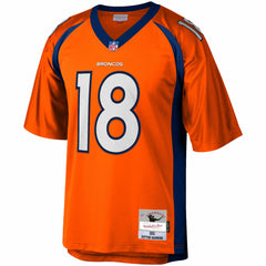 Mitchell & Ness Peyton Manning Denver Broncos Big & Tall 2015 Retired Player Replica Jersey Orange
