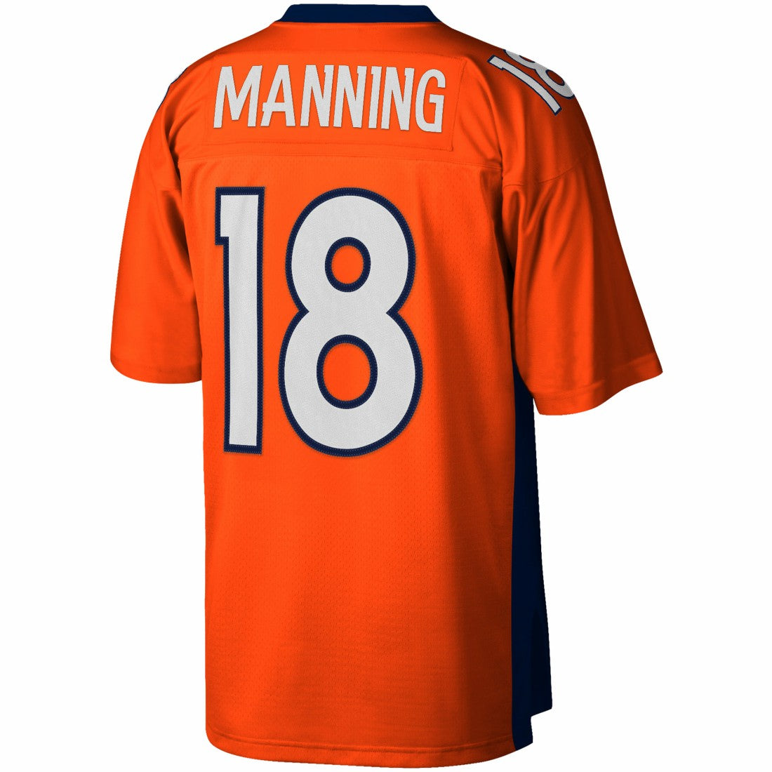 Mitchell & Ness Peyton Manning Denver Broncos Big & Tall 2015 Retired Player Replica Jersey Orange
