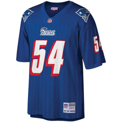 Mitchell & Ness Tedy Bruschi New England Patriots Big & Tall 1996 Retired Player Replica Jersey Royal