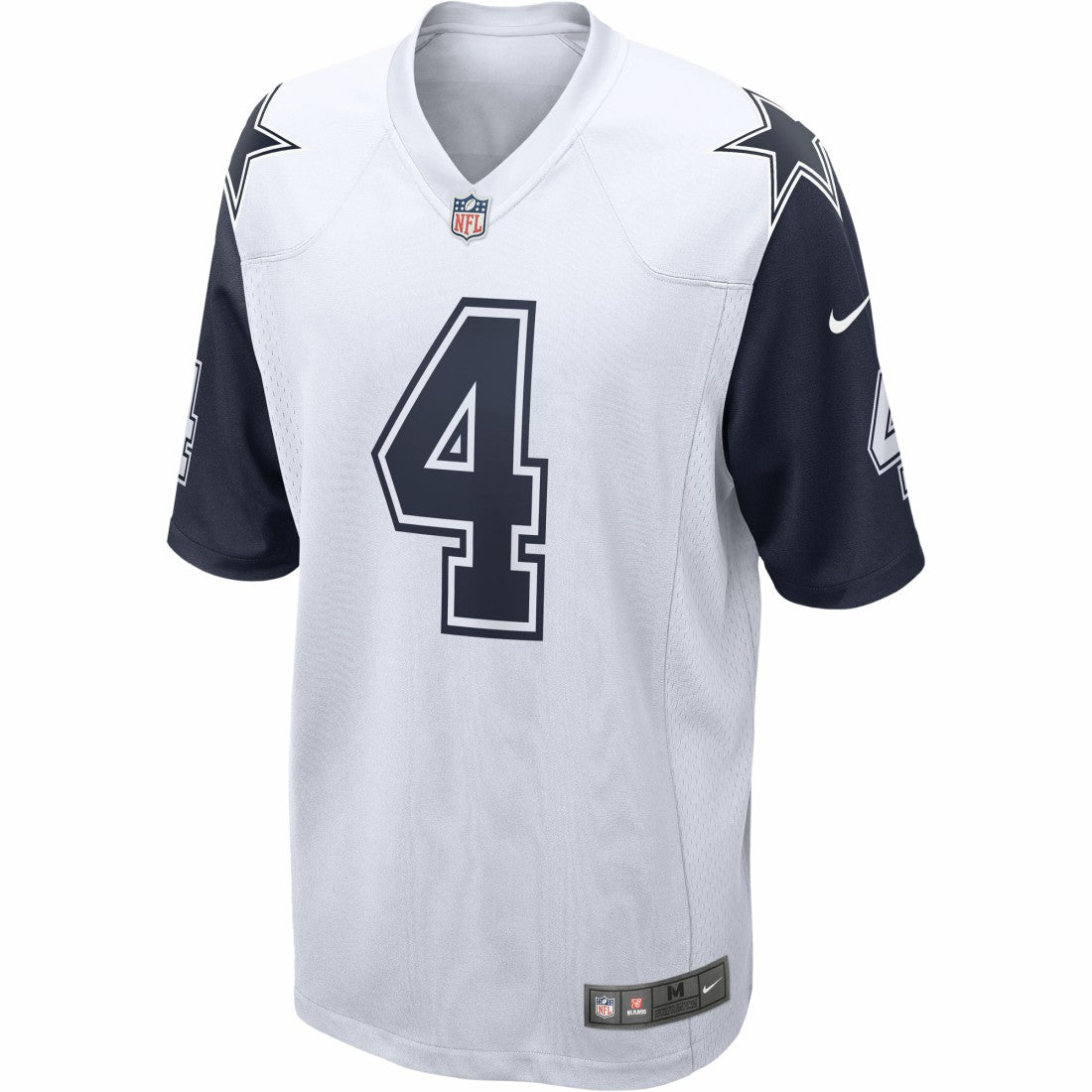 Nike Dak Prescott Dallas Cowboys Alternate Game Team Jersey White