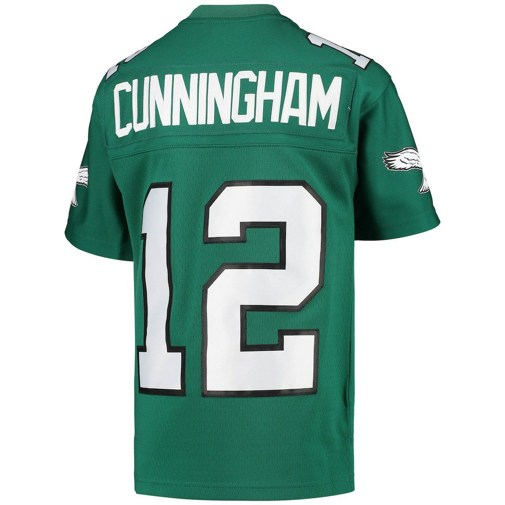 Mitchell & Ness Randall Cunningham Philadelphia Eagles Youth 1990 Retired Player Legacy Jersey Kelly Green