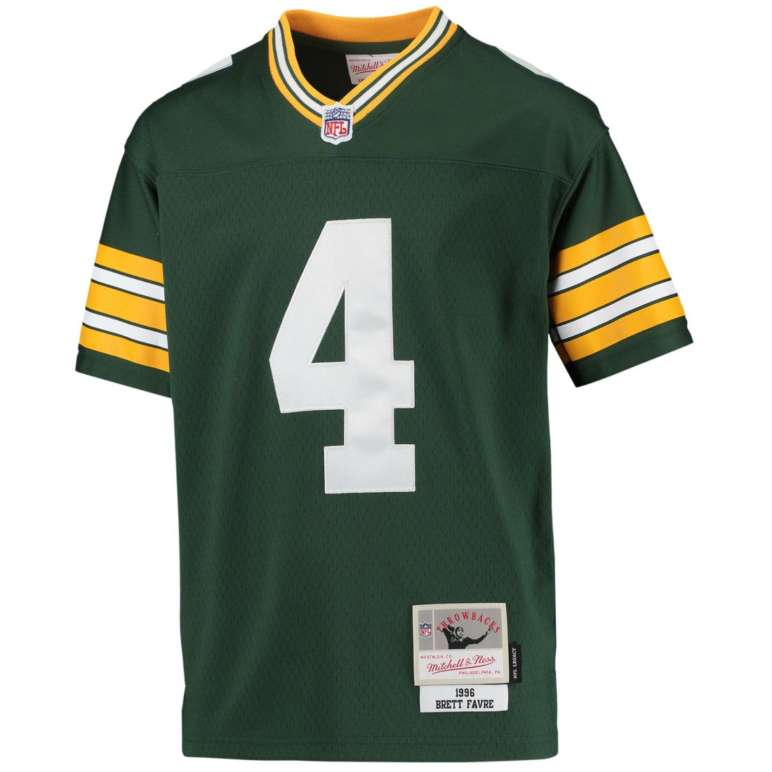 Mitchell & Ness Brett Favre Green Bay Packers Youth 1996 Retired Player Legacy Jersey Green