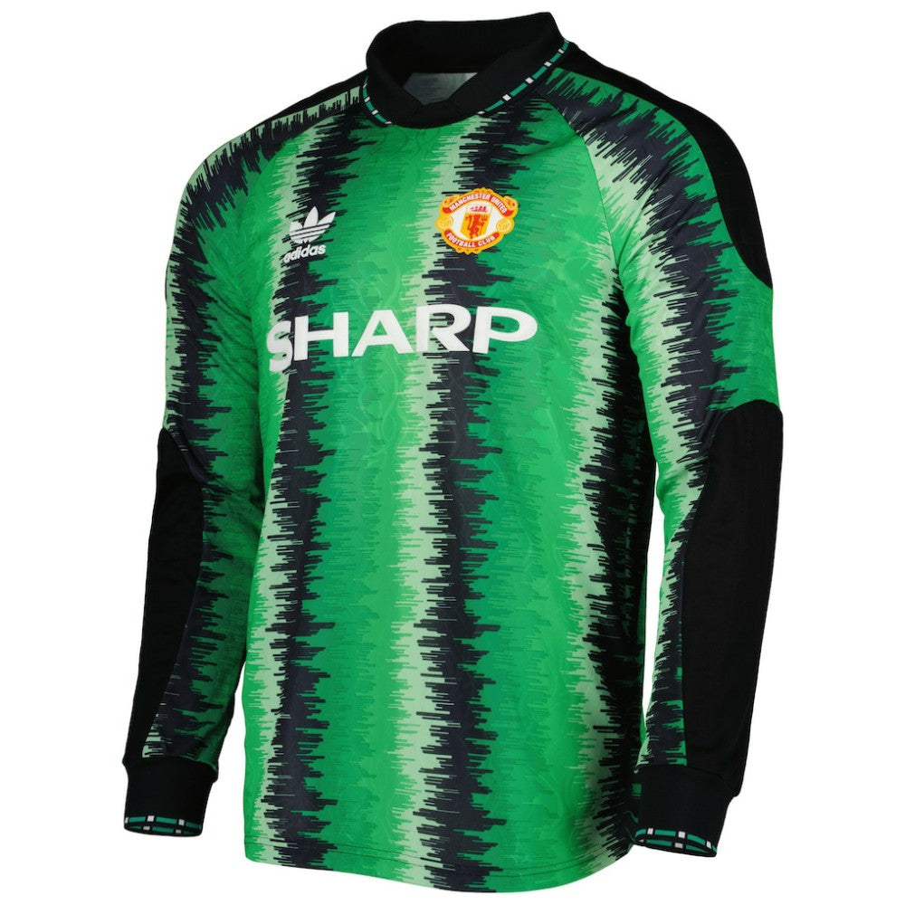 Manchester United Originals 90 Goalkeeper Replica Jersey Green - Adidas outlet
