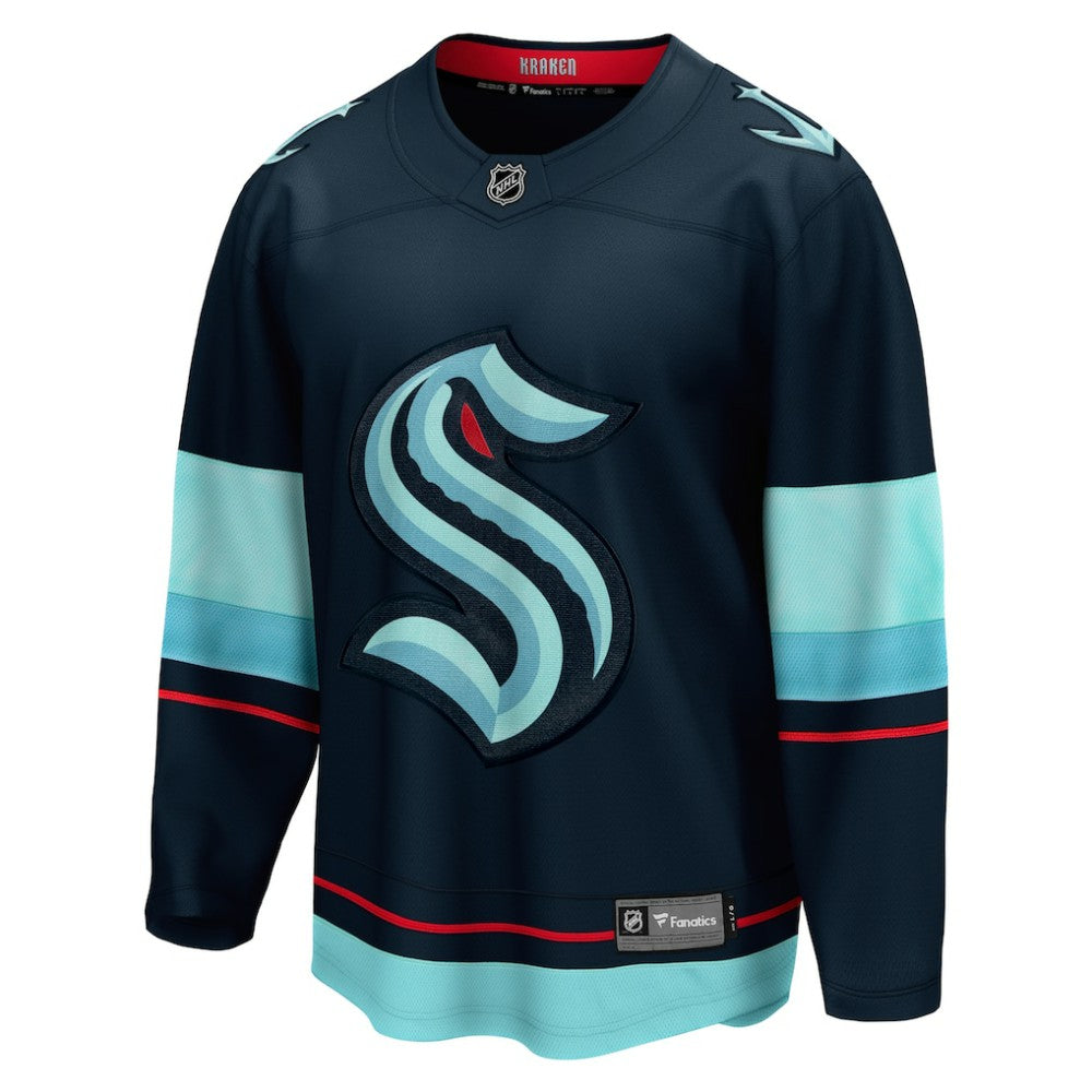 Seattle Kraken Fanatics Home Breakaway Jersey - Deep Sea Blue - NHL 4429838