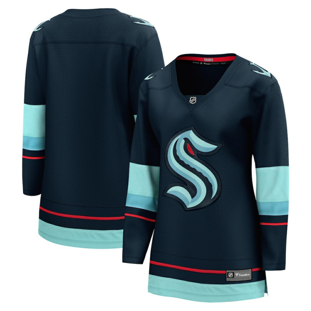 Seattle Kraken Fanatics Women's Home Breakaway Jersey - Navy - NHL 4429840