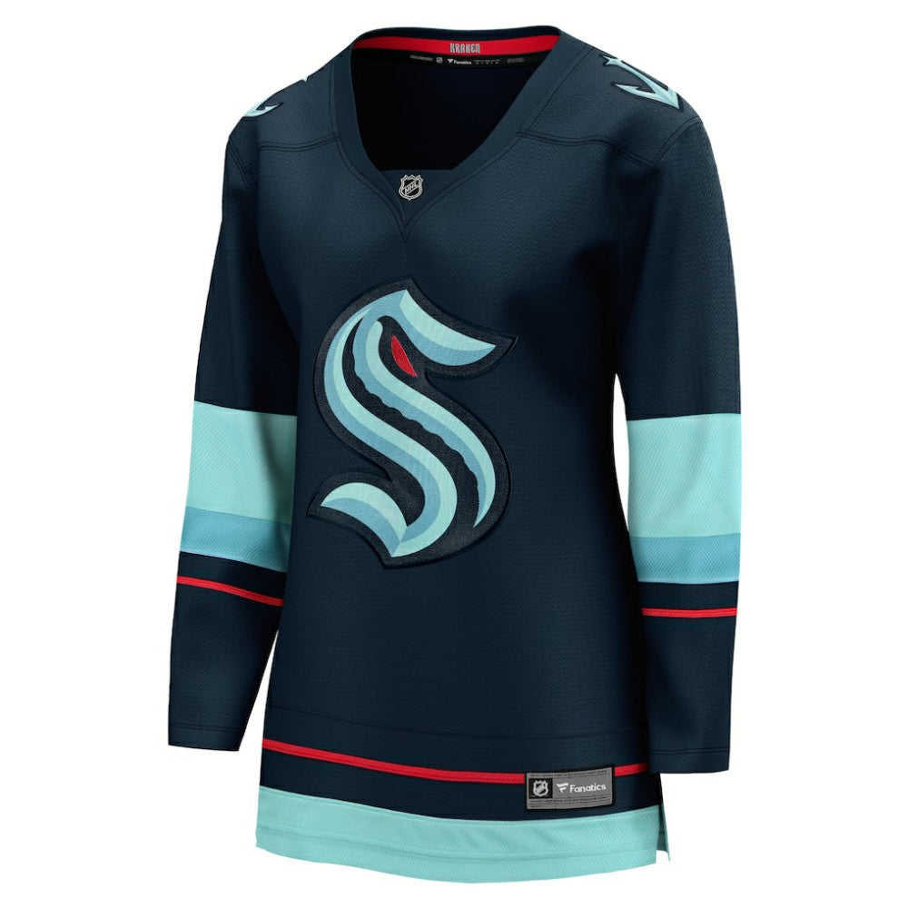 Seattle Kraken Fanatics Women's Home Breakaway Jersey - Navy - NHL 4429840