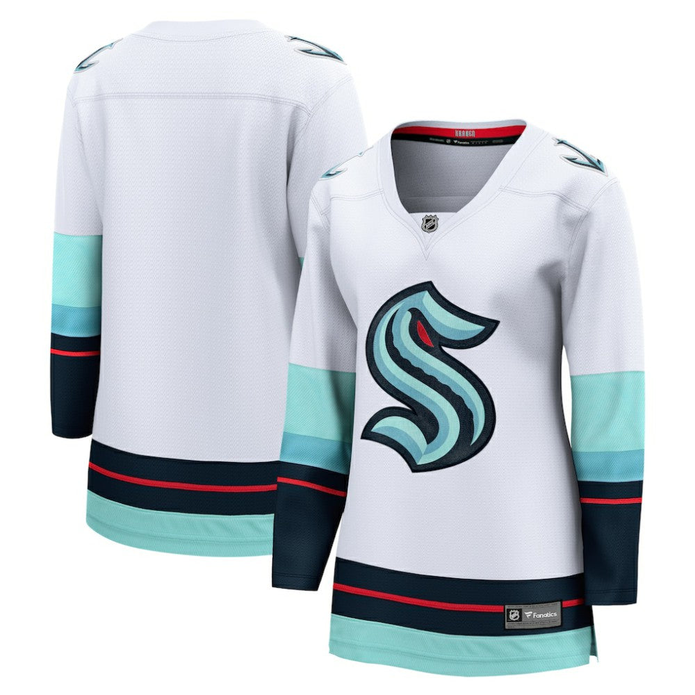 Seattle Kraken Fanatics Women's Away Breakaway Jersey - White - NHL 4429842