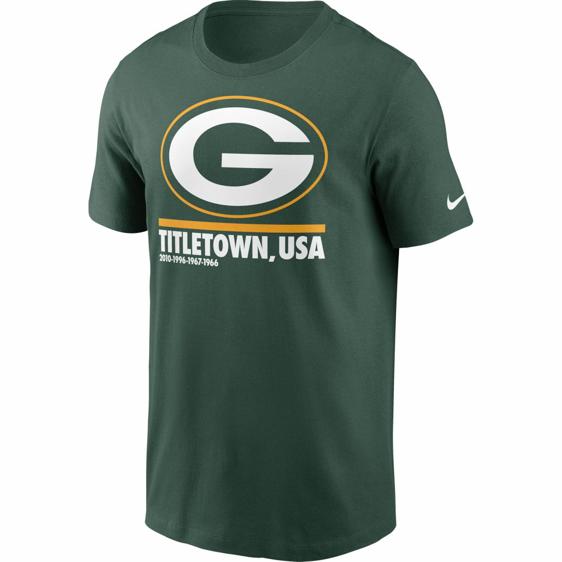 Nike Green Bay Packers Hometown Collection Title Town T-Shirt Green