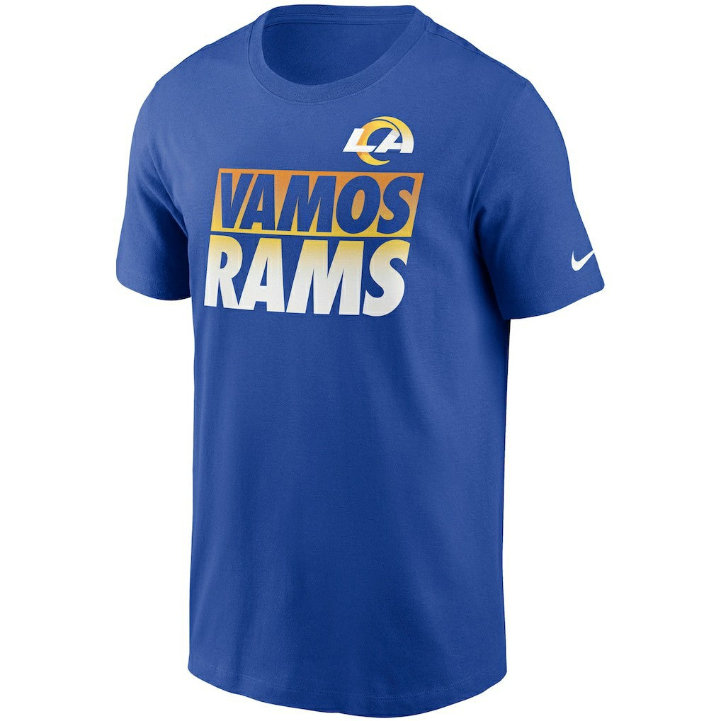 Nike Los Angeles Rams Hometown Collection Vamos T-Shirt Royal