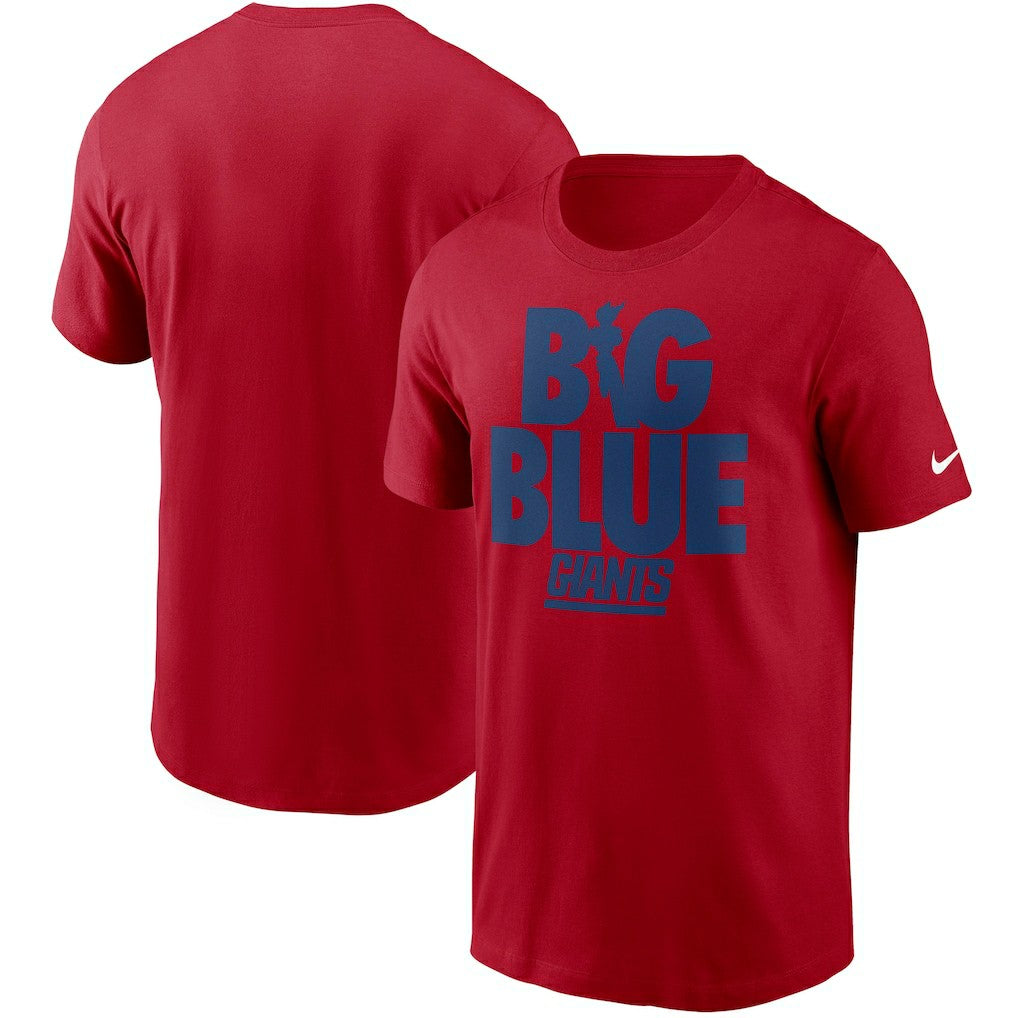 Nike New York Giants Hometown Collection Big Blue T-Shirt Red