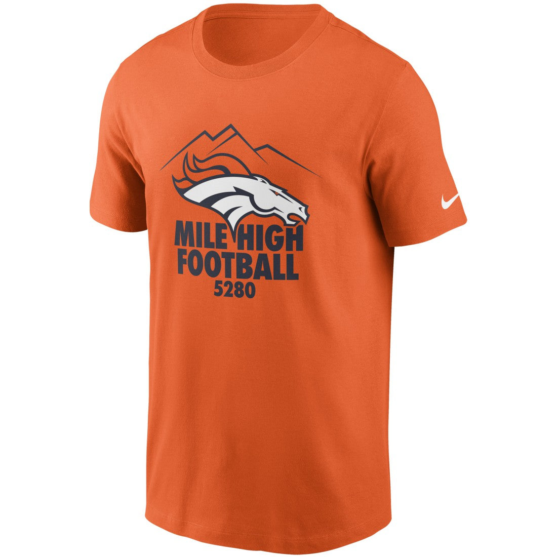 Nike Denver Broncos Hometown Collection 5,280 T-Shirt Orange