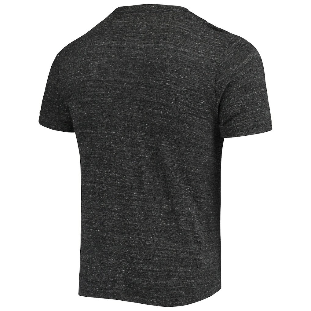 Las Vegas Raiders New Era Helmet Logo Tri-Blend T-Shirt Black