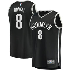 Cam Thomas Brooklyn Nets 2021 NBA Draft First Round Pick Fast Break Replica Jersey Black Icon Edition | Fanatics for sale