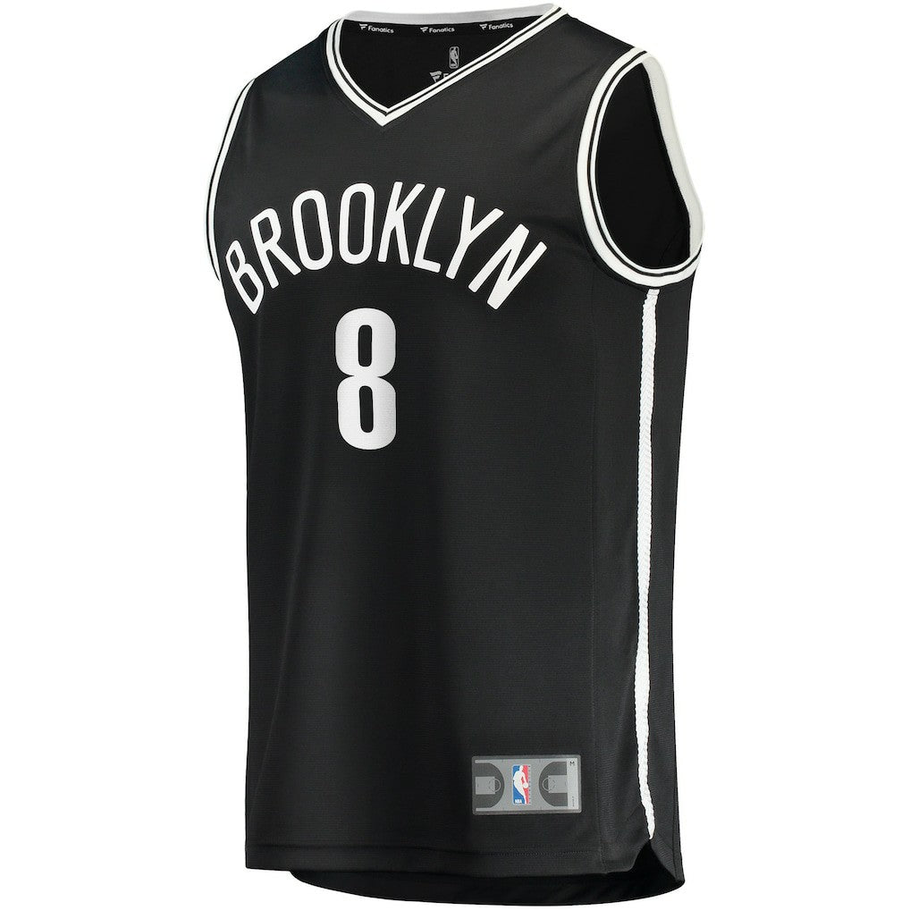 Cam Thomas Brooklyn Nets 2021 NBA Draft First Round Pick Fast Break Replica Jersey Black Icon Edition | Fanatics for sale