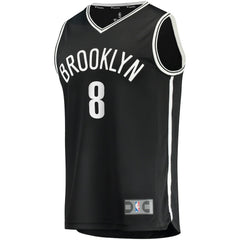 Cam Thomas Brooklyn Nets 2021 NBA Draft First Round Pick Fast Break Replica Jersey Black Icon Edition | Fanatics for sale
