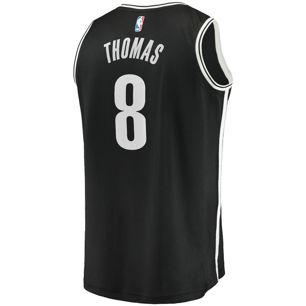 Cam Thomas Brooklyn Nets 2021 NBA Draft First Round Pick Fast Break Replica Jersey Black Icon Edition | Fanatics for sale