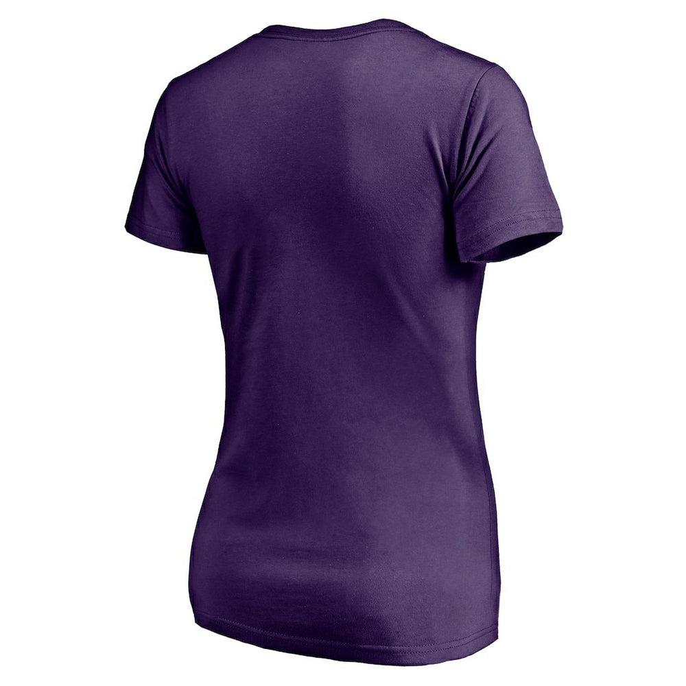 Fanatics Baltimore Ravens Women's Hometown Collection Wildcat V-Neck T-Shirt Purple